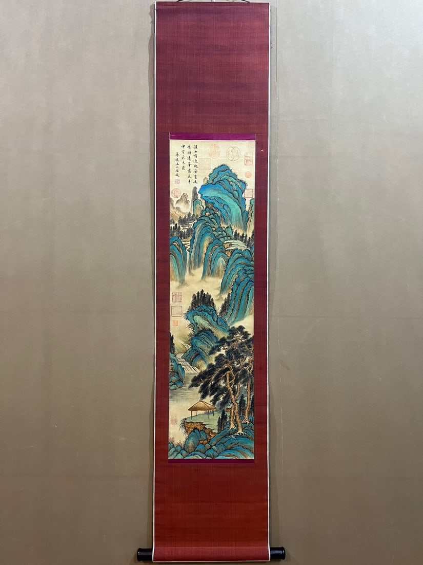 A landscape painting by Wang Ximeng (1 of 9)