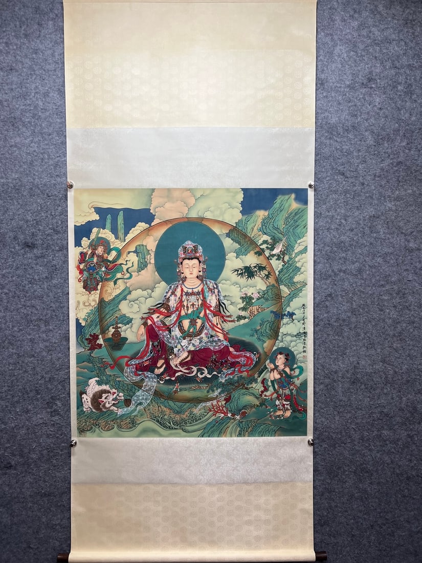 A portrait of Zhang Daqian's Bodhisattva (1 of 9)