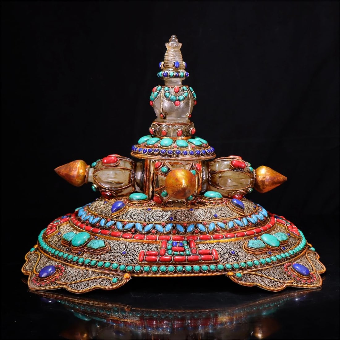 A beautiful Vajra Bodhi Tagadang Pagoda for the statue (1 of 10)