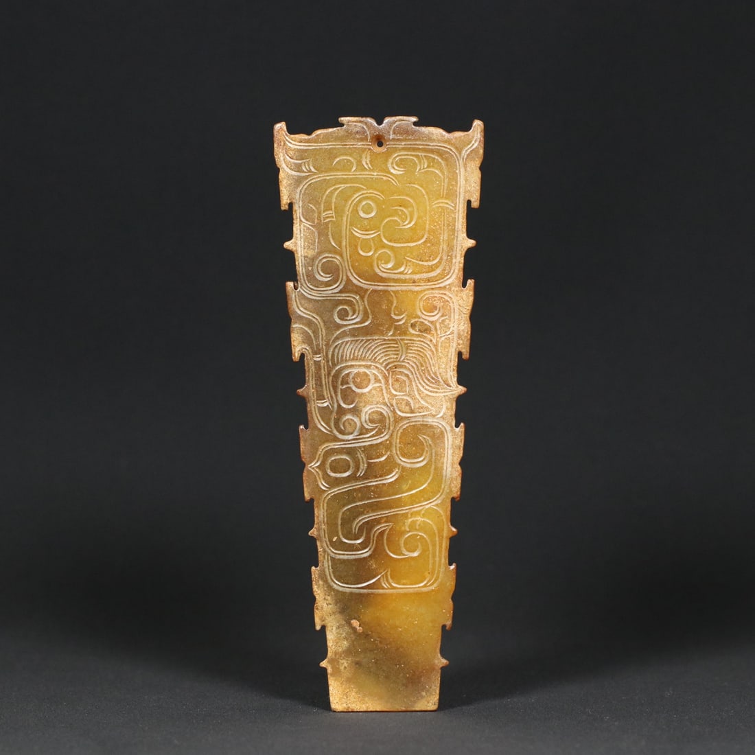 An Exquisite White Jade Dragon and Phoenix Pattern Ornament: An Exquisite White Jade Dragon and Phoenix Pattern Ornament W.Zhou , China Size:14.6cmx5.1cmx0.5cm Weight:83g (The Dimensions Of All Batches Are Manually Measured.If You Need More Detailed Information