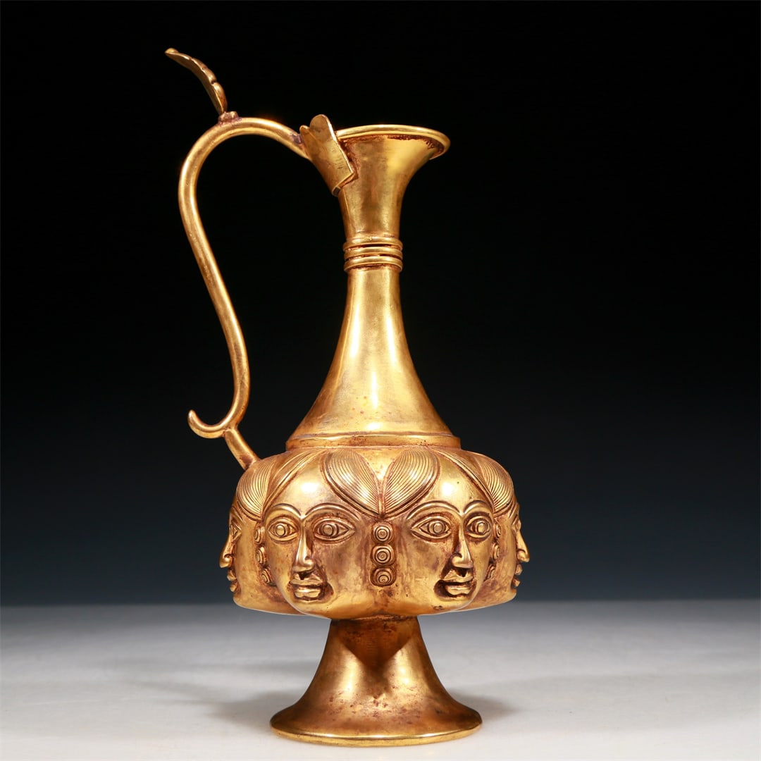 A Magnificent Gilt-Bronze 'Figure' Ewer (1 of 8)