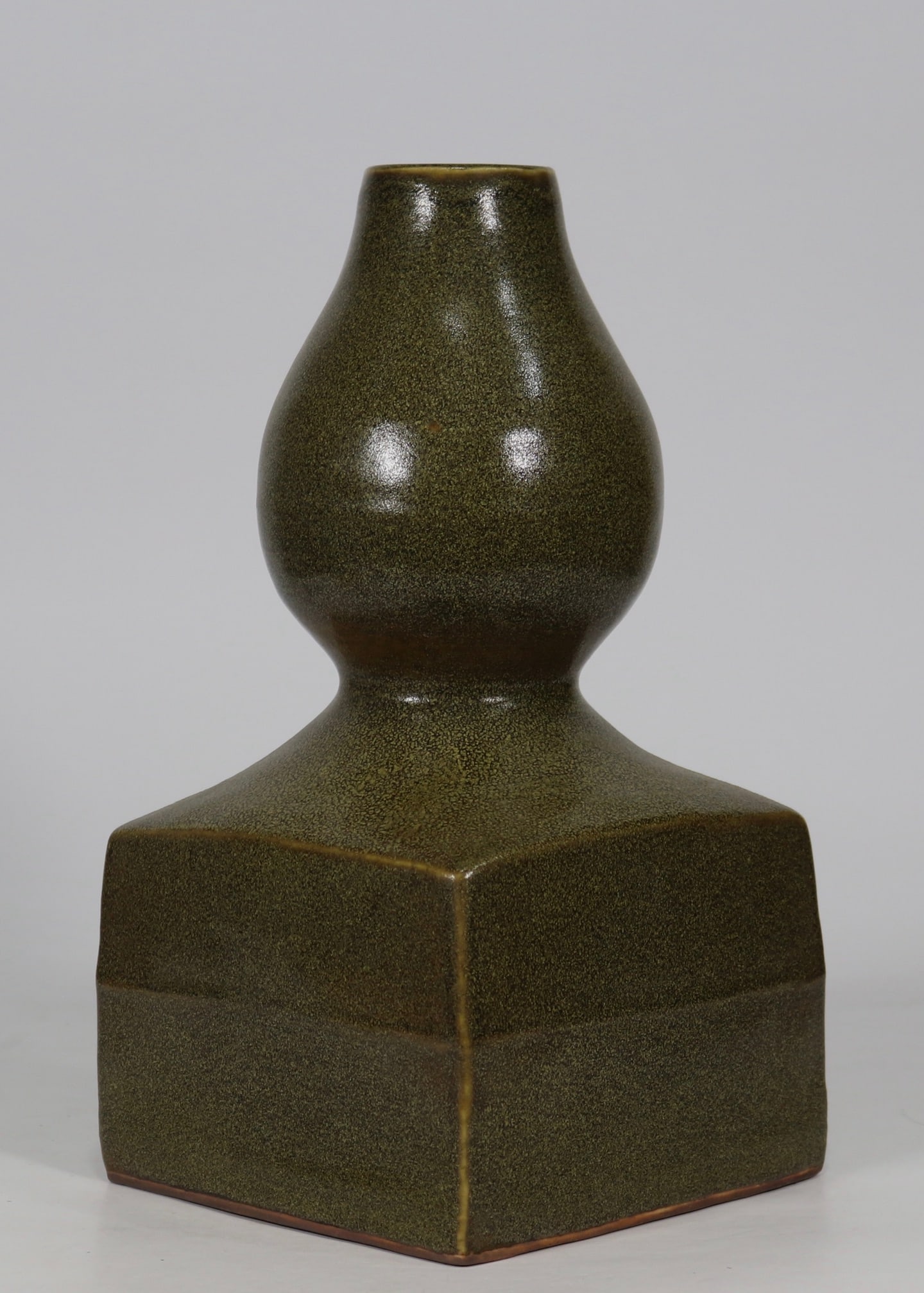 An Exquisite Teadust Glazed Gourd-Shaped Vase (1 of 8)