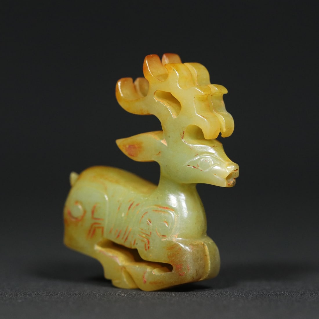 An Exquisite White Jade Deer Pendant - 4