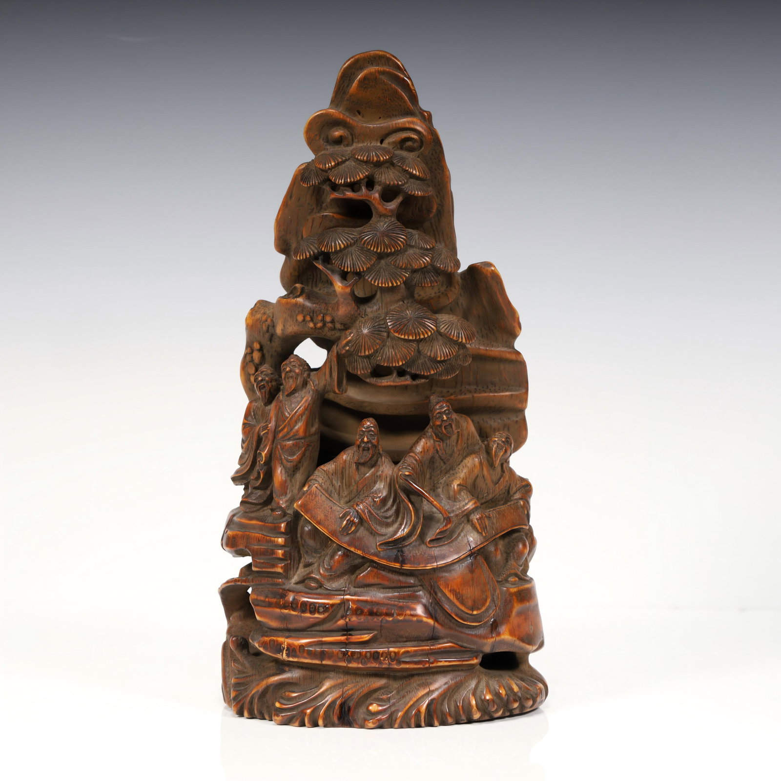 A bamboo carving pine forest elegant collection picture (1 of 7)