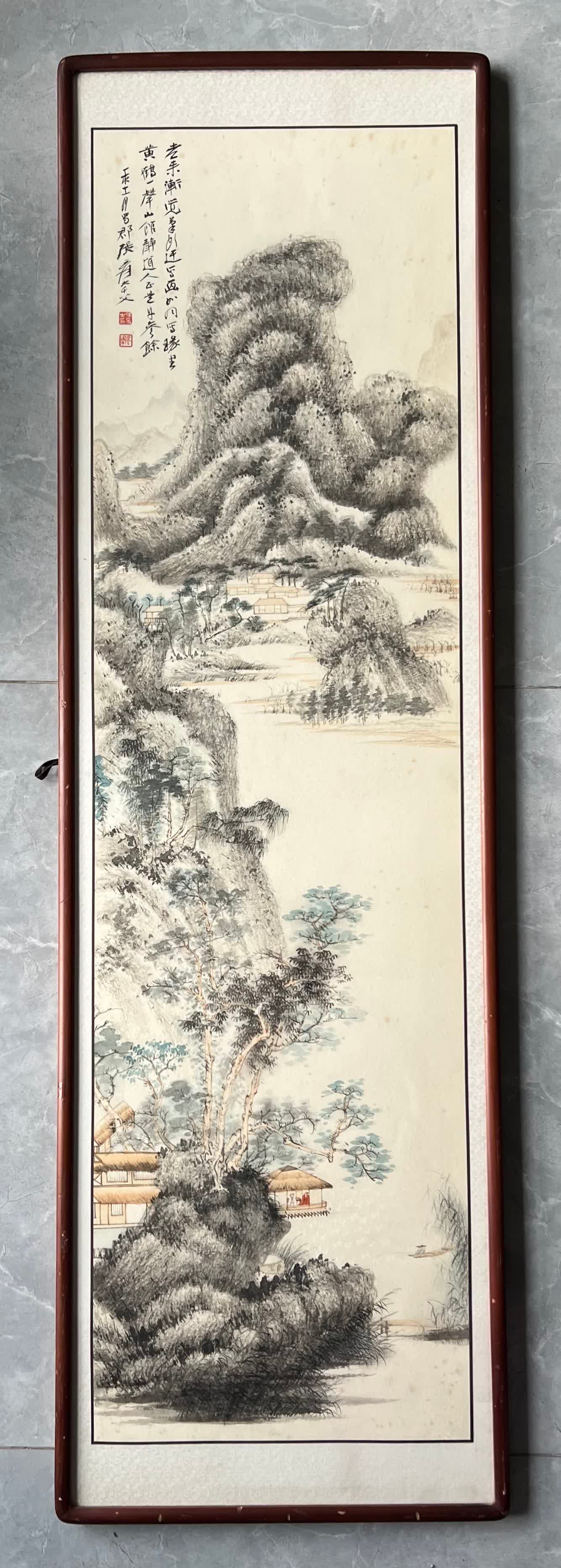 A landscape map of Zhang Daqian (1 of 6)