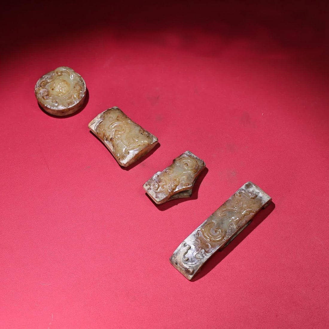 A set of Han Dynasty jade sword ornaments (1 of 9)