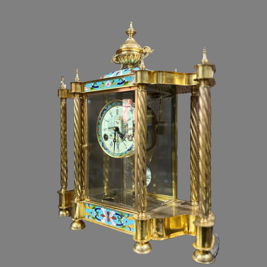 An eighteenth-century French gilt enamel bell (1 of 9)