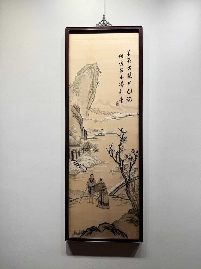Su Xiu at the end of the Qing Dynasty "Landscape Picture Character Picture Story" (1 of 6)