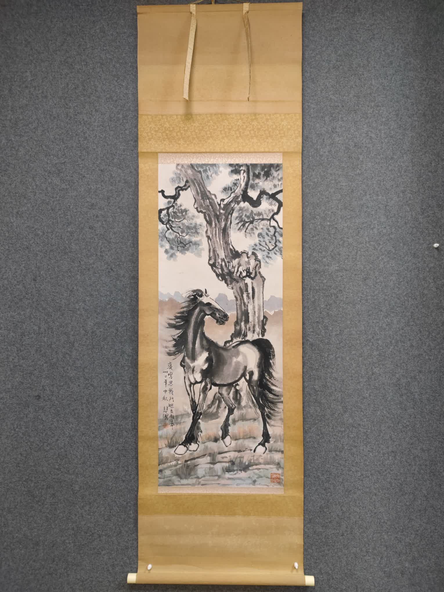 A picture of Xu Beihong's horse (1 of 9)