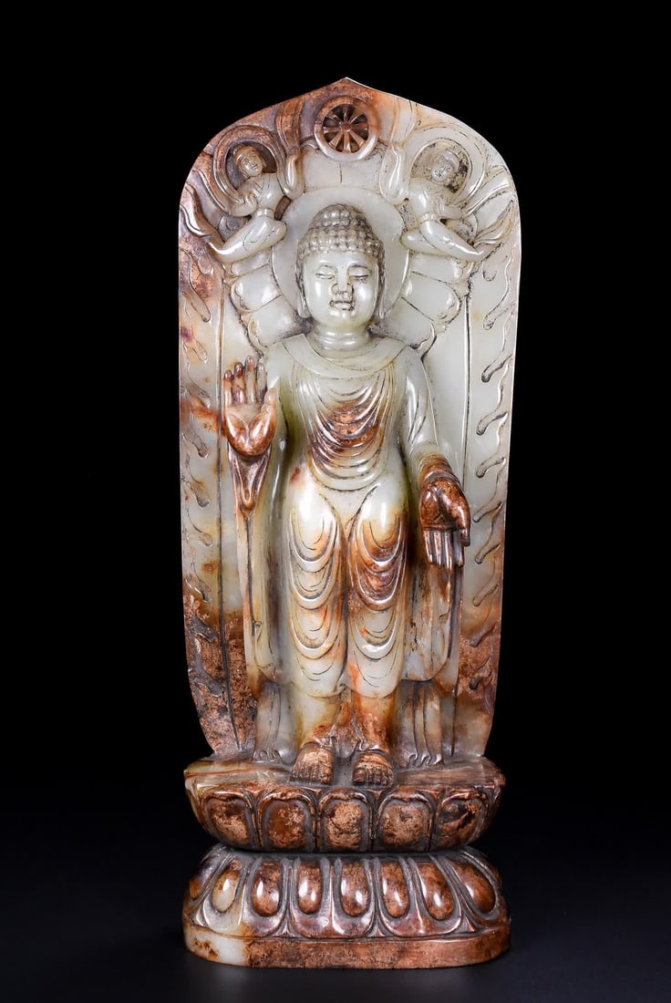 A jade Buddha of the Han Dynasty (1 of 9)