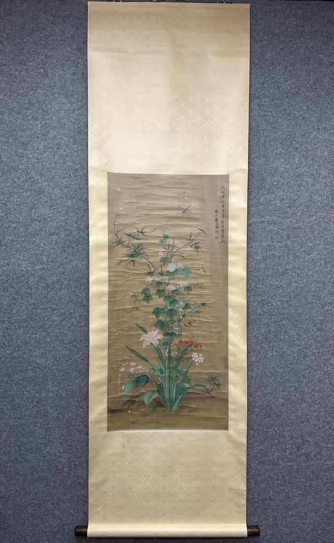 A picture of Jiang Tingxi's flowers and birds (1 of 9)