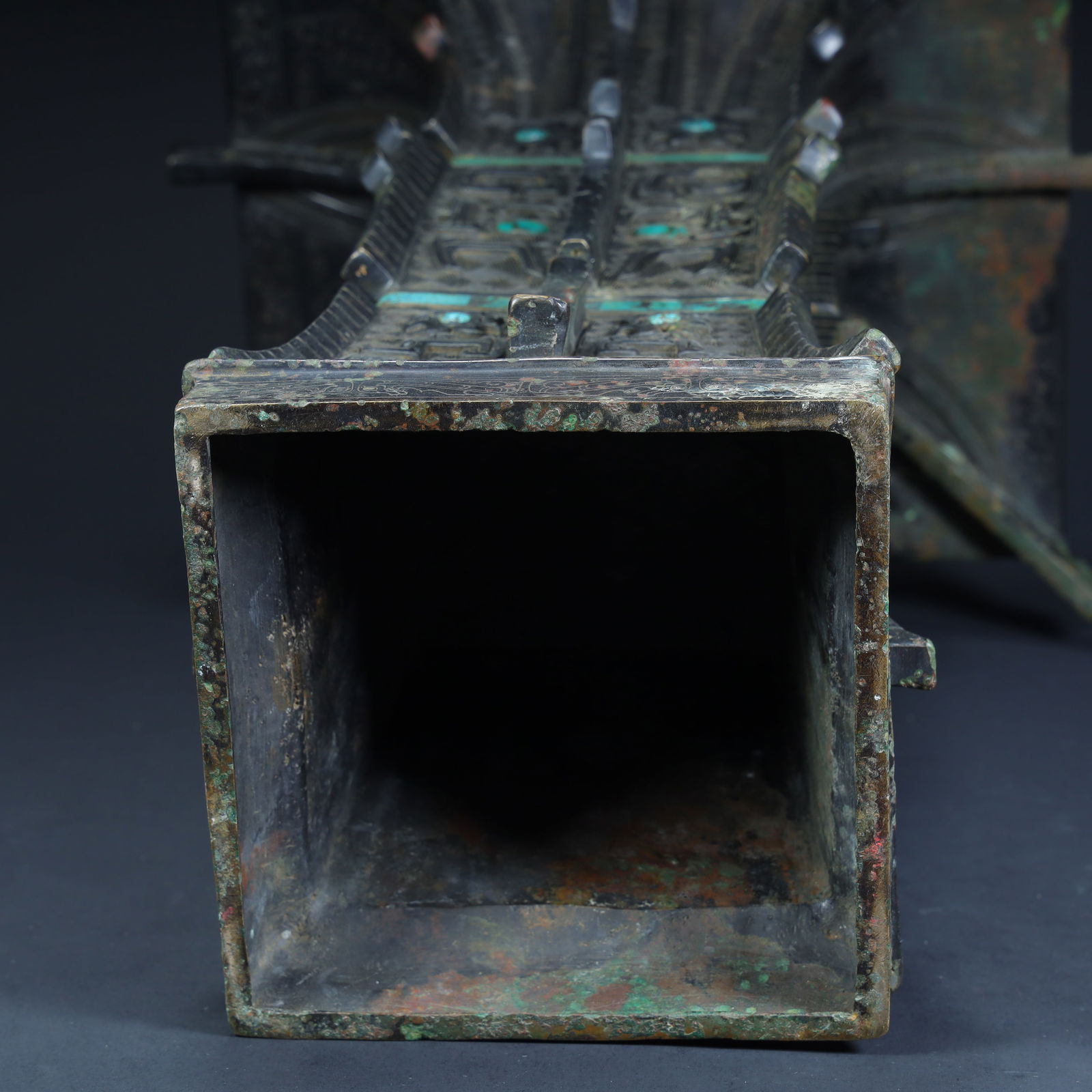 A copper sub-ugly square cup - 14