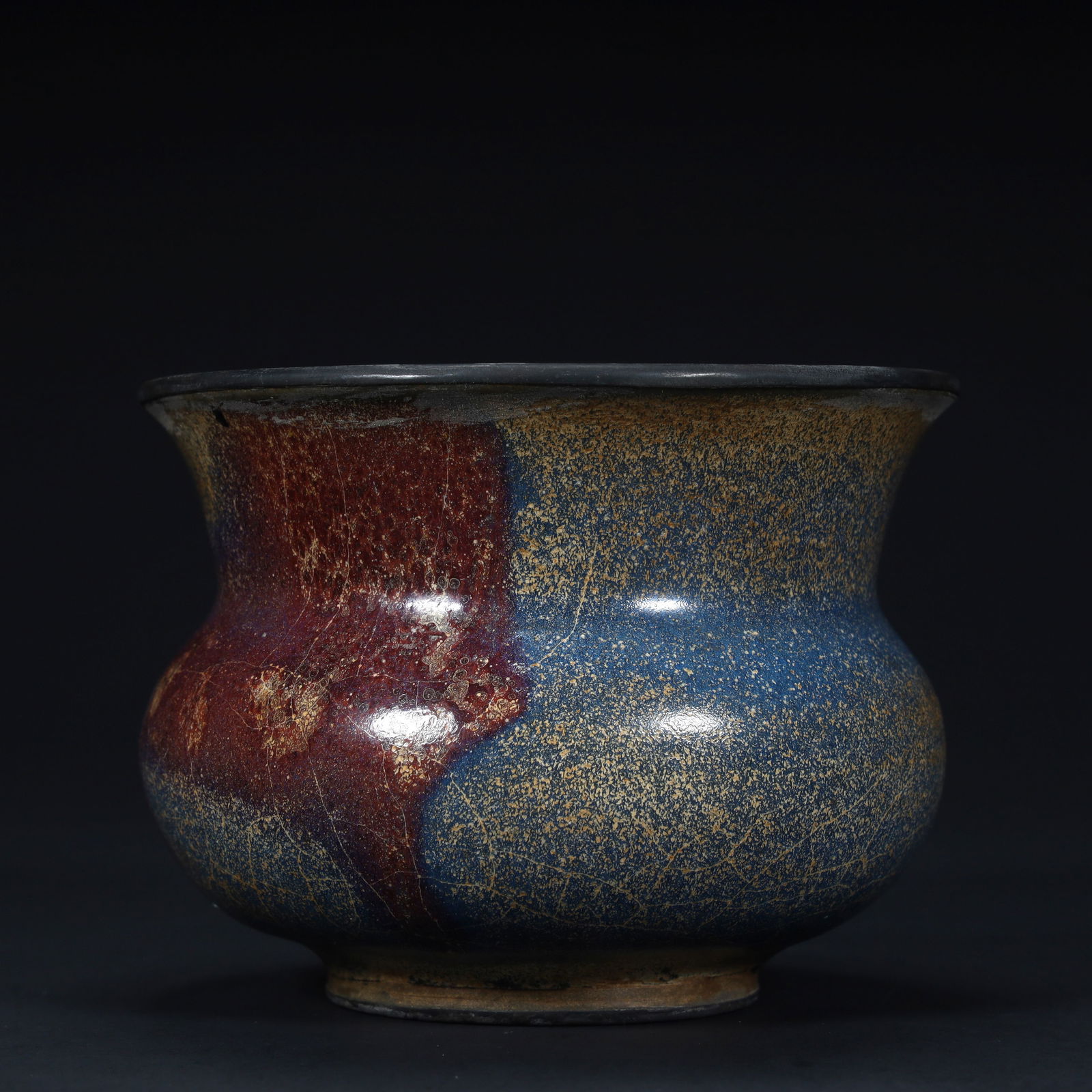 A piece of Song Dynasty Jun kiln slag bucket, (1 of 11)