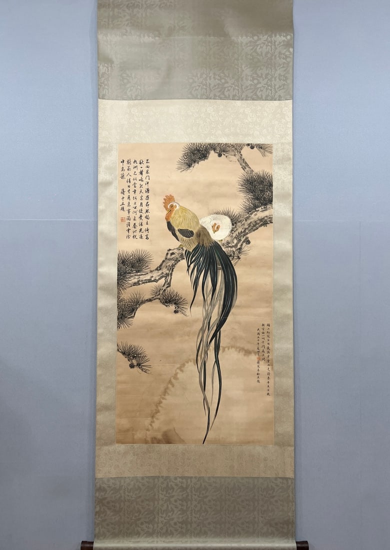 A vertical scroll of Soong Meiling on paper (1 of 11)