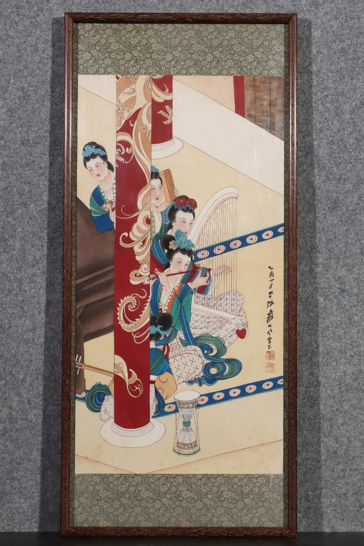 A frame of Zhang Daqian's character (1 of 9)