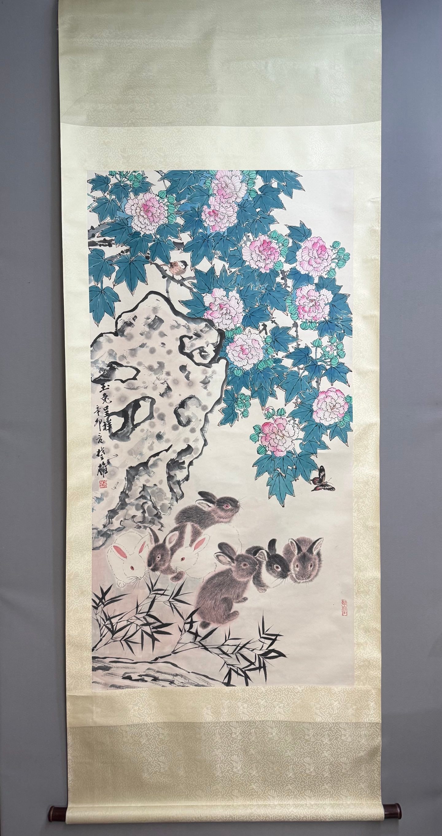 A picture of Fang Chuxiong's jade rabbit is auspicious (1 of 9)