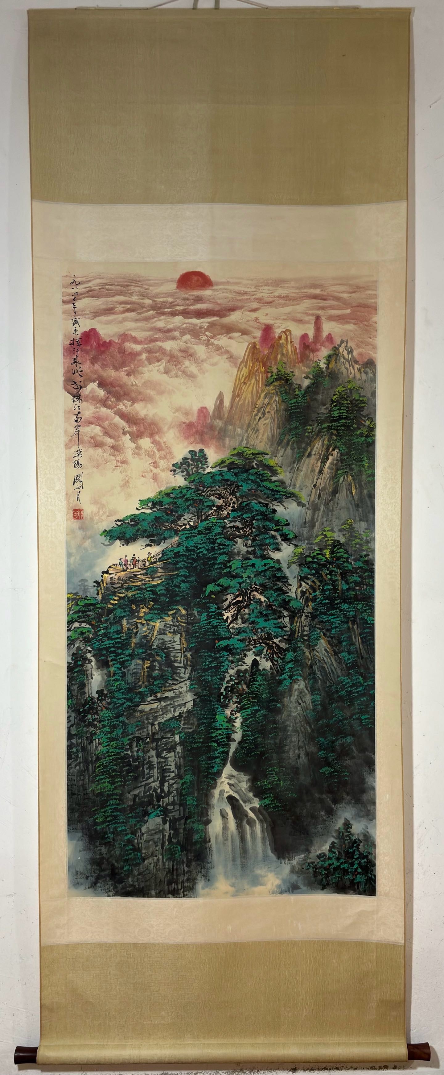 A landscape map of Guan Shanyue (1 of 9)