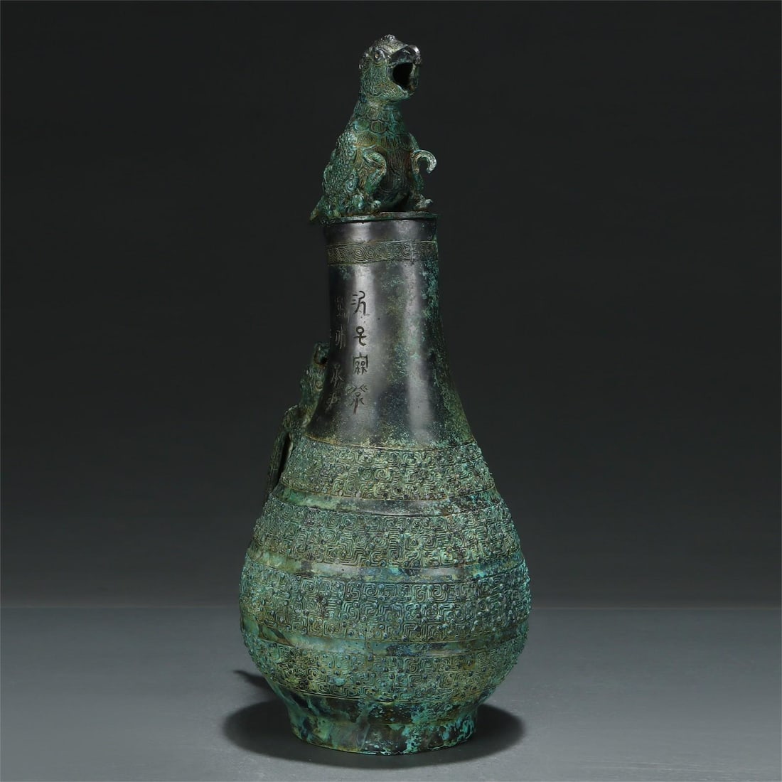 A beautiful bronze Xiao Lang Shining silk calligraphy and painting: Exquisite bronze Xiao Lang Shining silk calligraphy and painting Flower core Size:63x30cm Size:H:38cm Belly diameter:22cm (The Dimensions Of All Batches Are Manually Measured.If You Need More Detailed