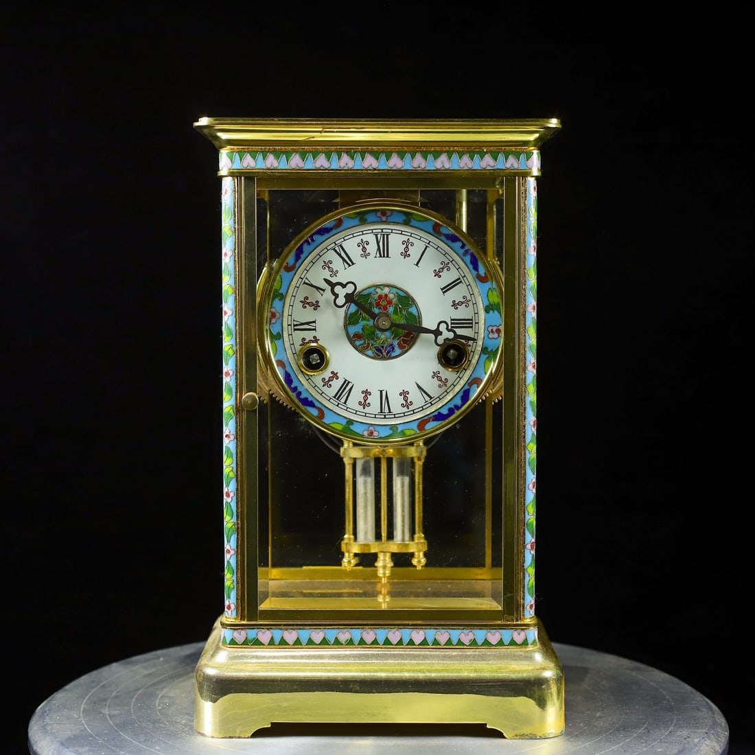 A beautiful enamel flat-headed Siming bell (1 of 10)