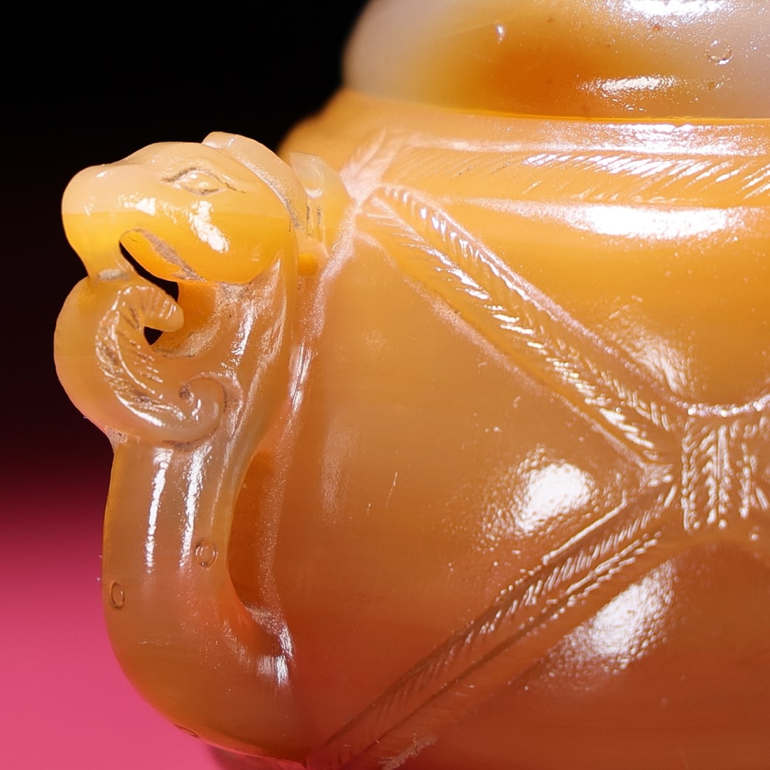 A beautiful onyx rope pattern full work vial - 3