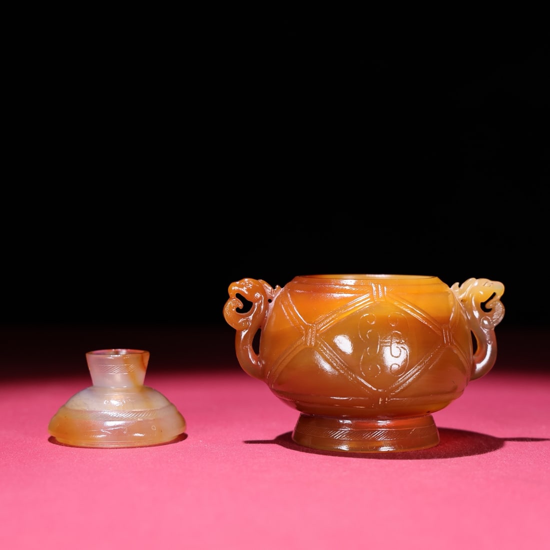 A beautiful onyx rope pattern full work vial - 6