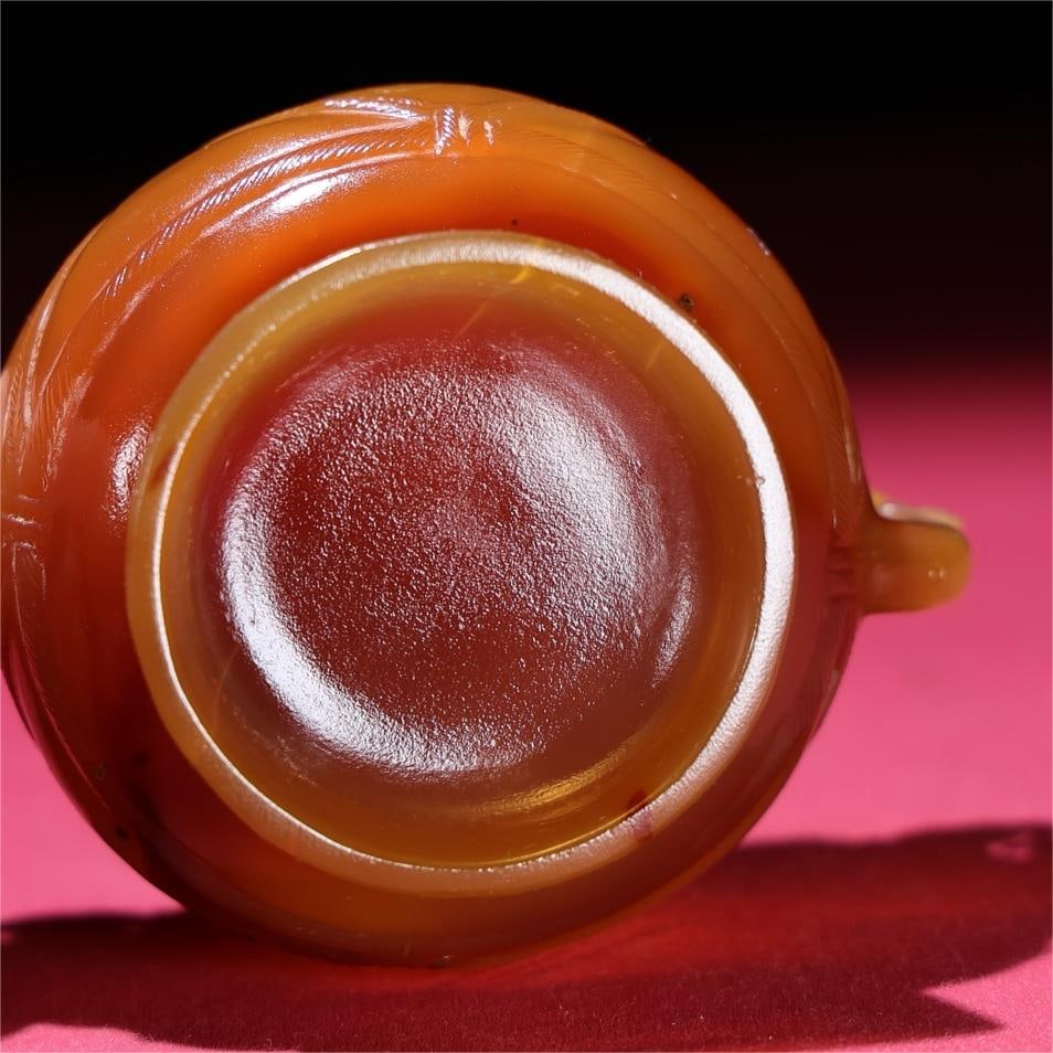 A beautiful onyx rope pattern full work vial - 7