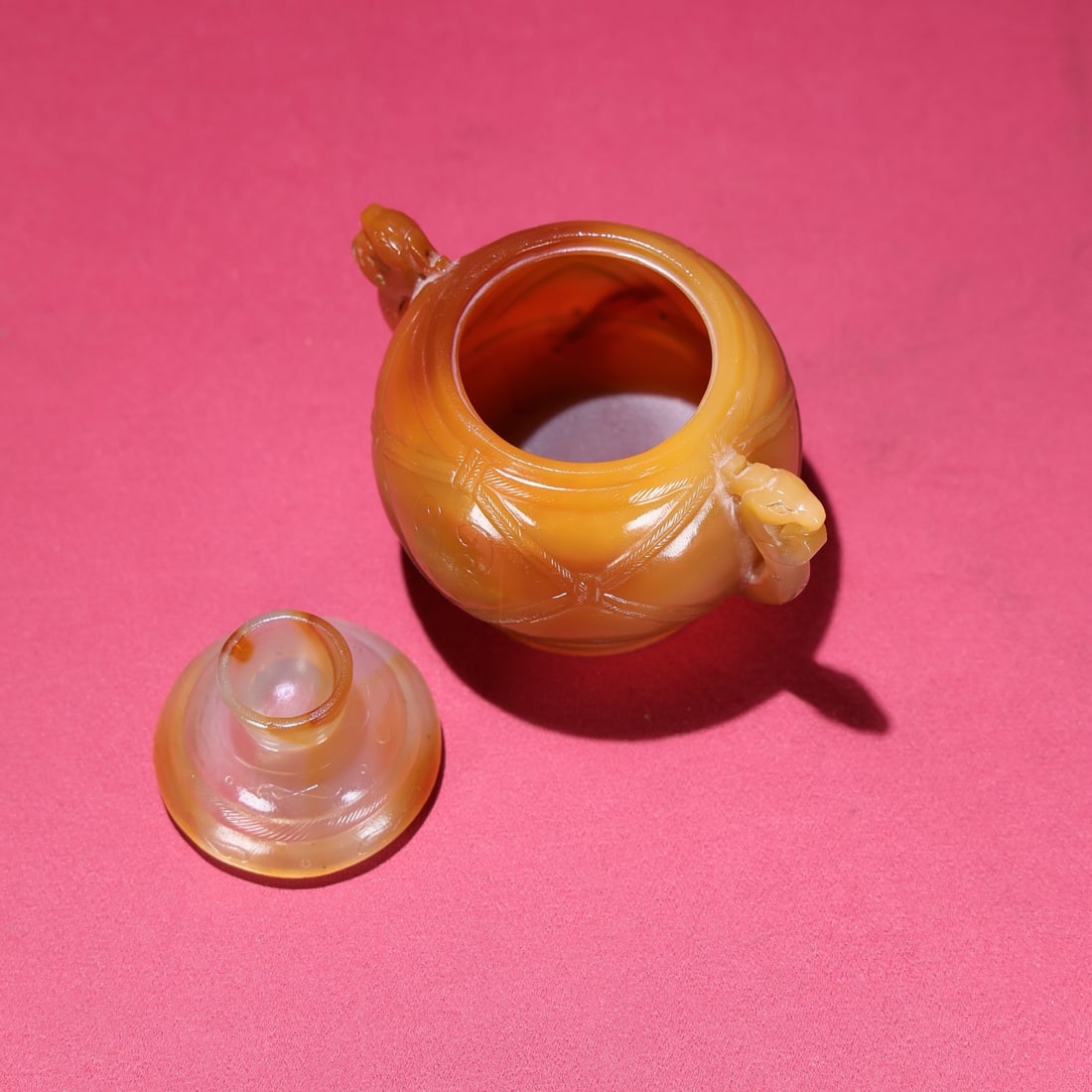 A beautiful onyx rope pattern full work vial - 9