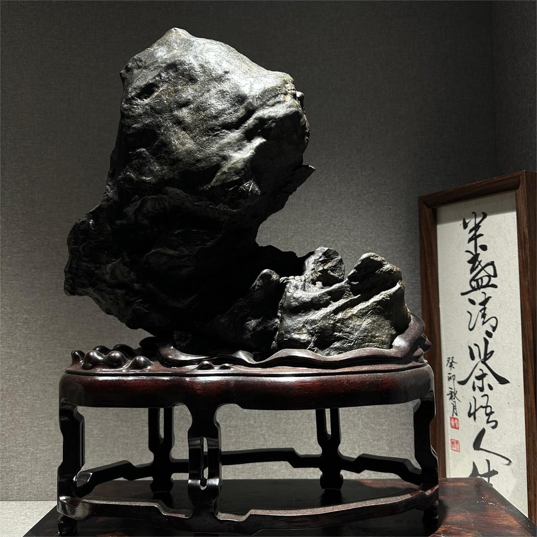 A beautiful Lingbi stone study room mountain type (1 of 6)