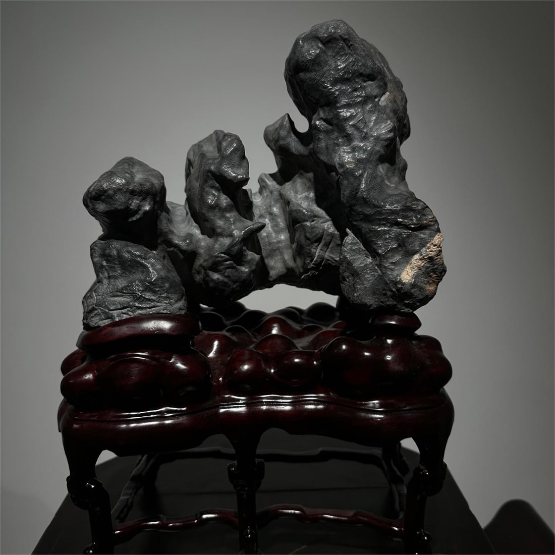 A beautiful Lingbi stone study mountain (1 of 6)