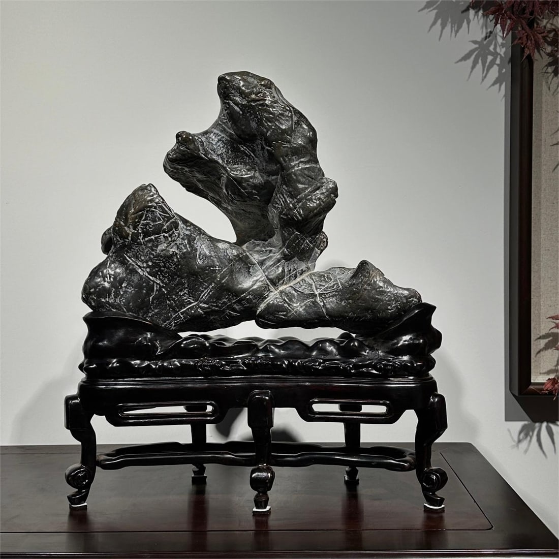 A beautiful Lingbi stone study exquisite mountain (1 of 6)