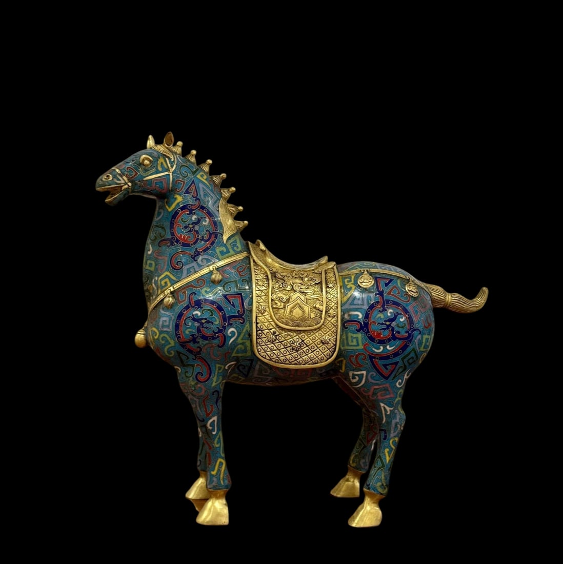 An Exquisite Cloisonne Horse Ornament (1 of 9)