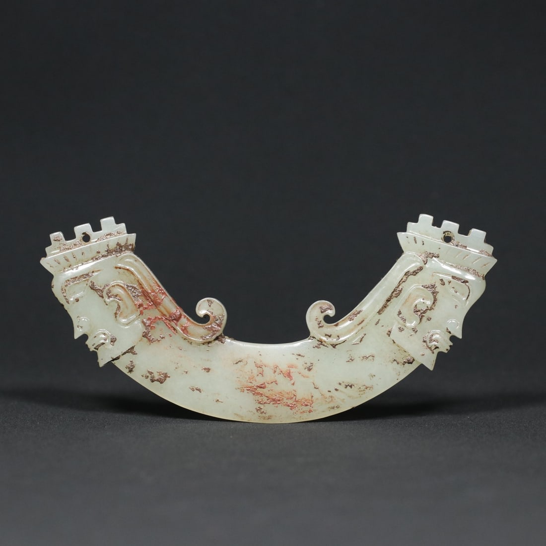 An Exquisite White Jade Ornament: An Exquisite White Jade Ornament Shi jia he Culture Size:10.4cmx2.9cmx0.5cm Weight:27.5g (The Dimensions Of All Batches Are Manually Measured.If You Need More Detailed Information, Please Contact Our