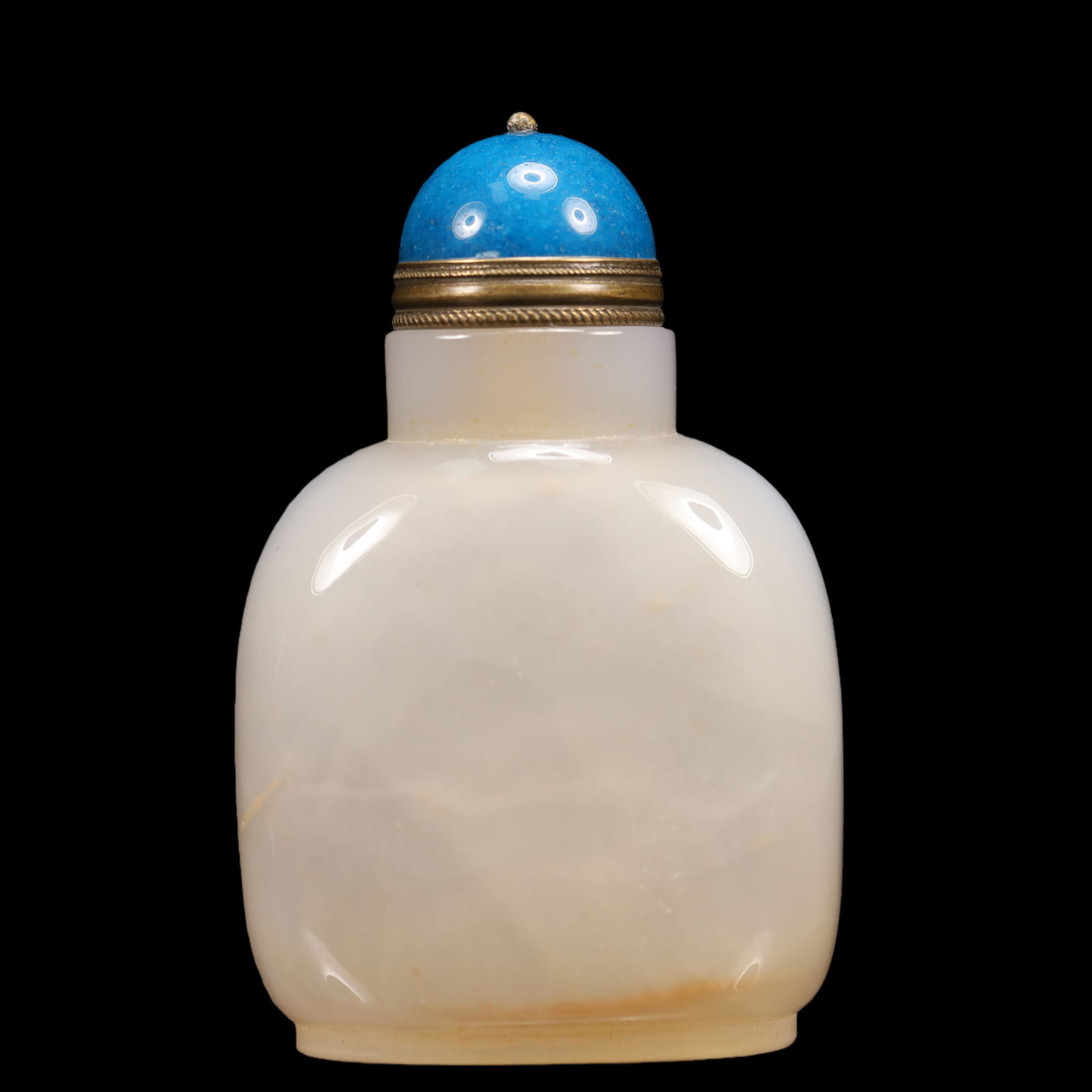 An Exquisite Agate Monkey Pattern Snuff Bottle - 5