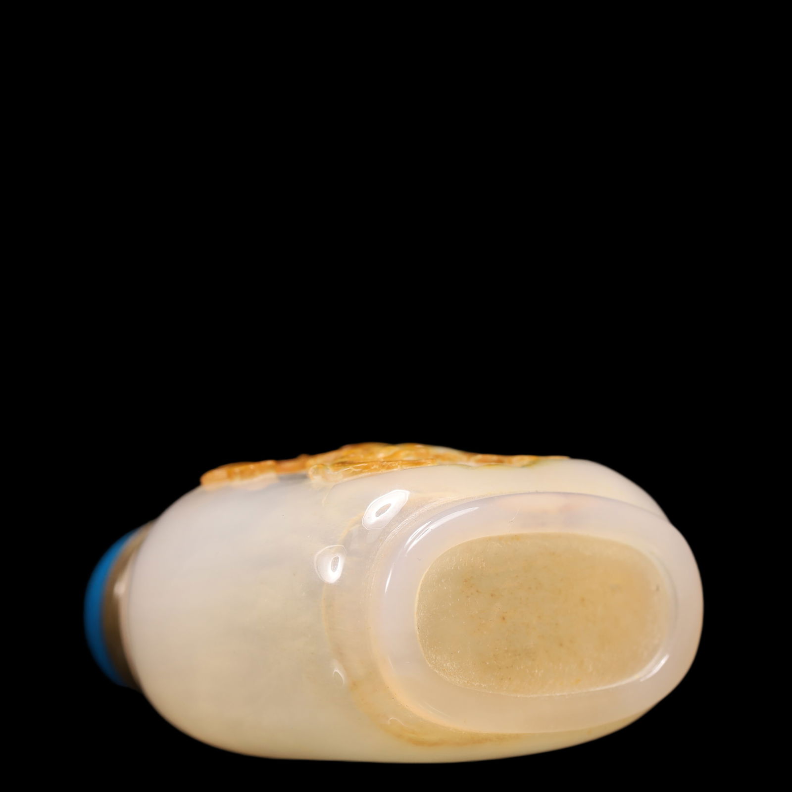 An Exquisite Agate Monkey Pattern Snuff Bottle - 9