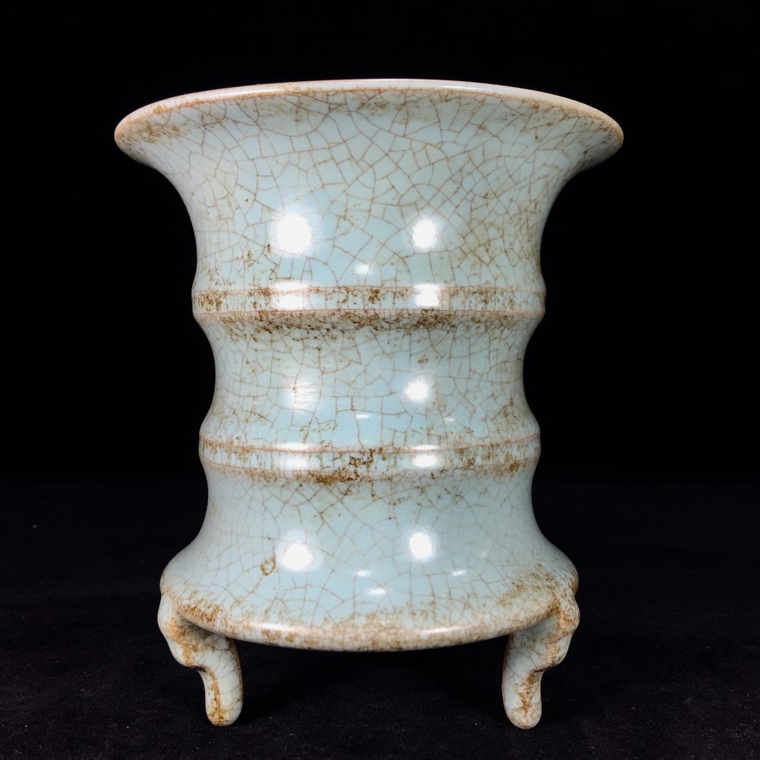 An Exquisite Ru yao Tripod Censer (1 of 9)