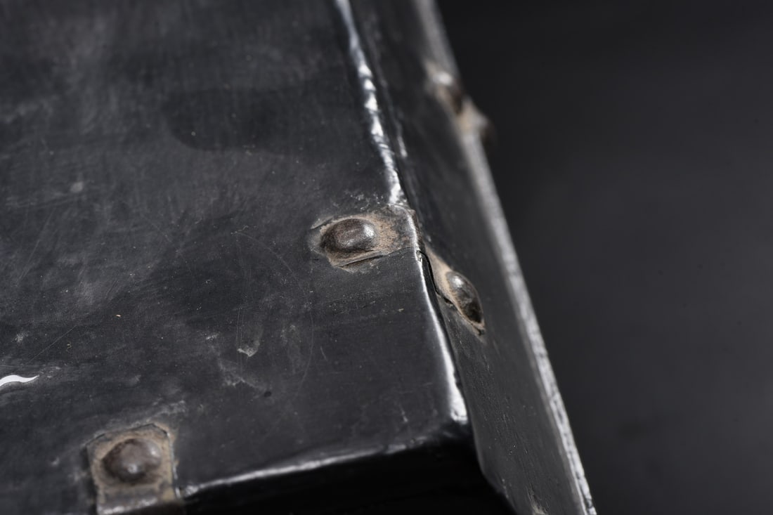 An Exquisite Black Lacquer Elephant Pattern Box - 10