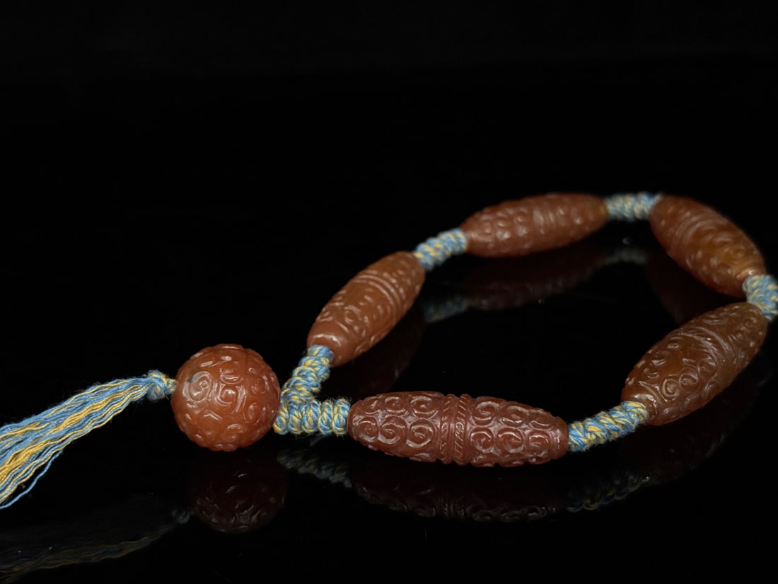 An Exquisite Agate Dragon Pattern Pendant - 3