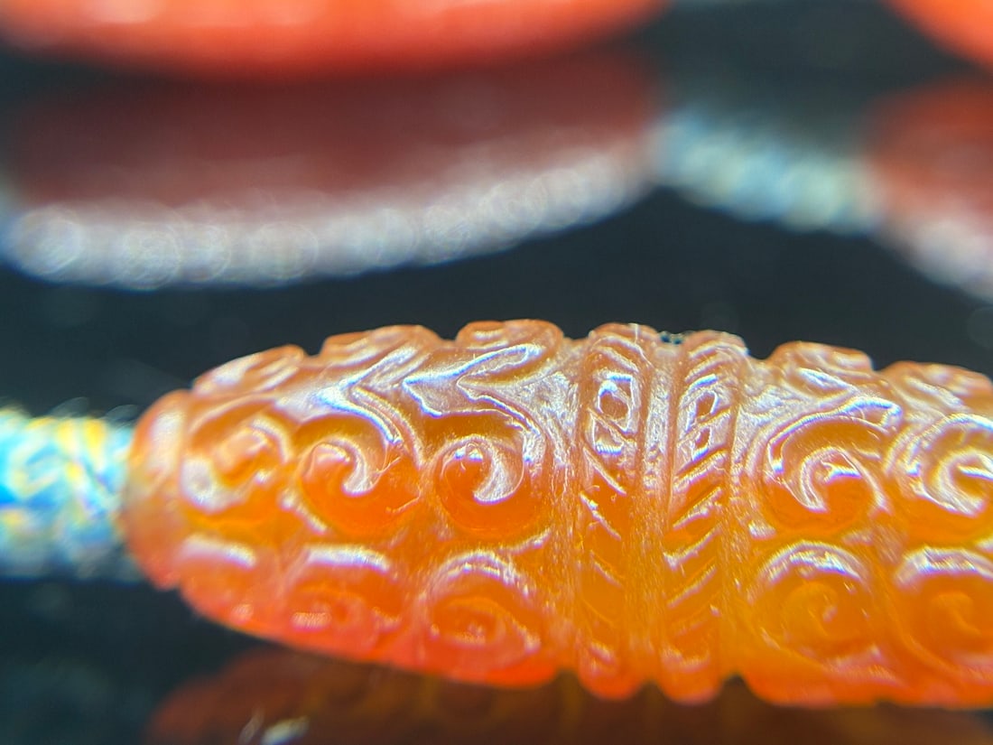 An Exquisite Agate Dragon Pattern Pendant - 5