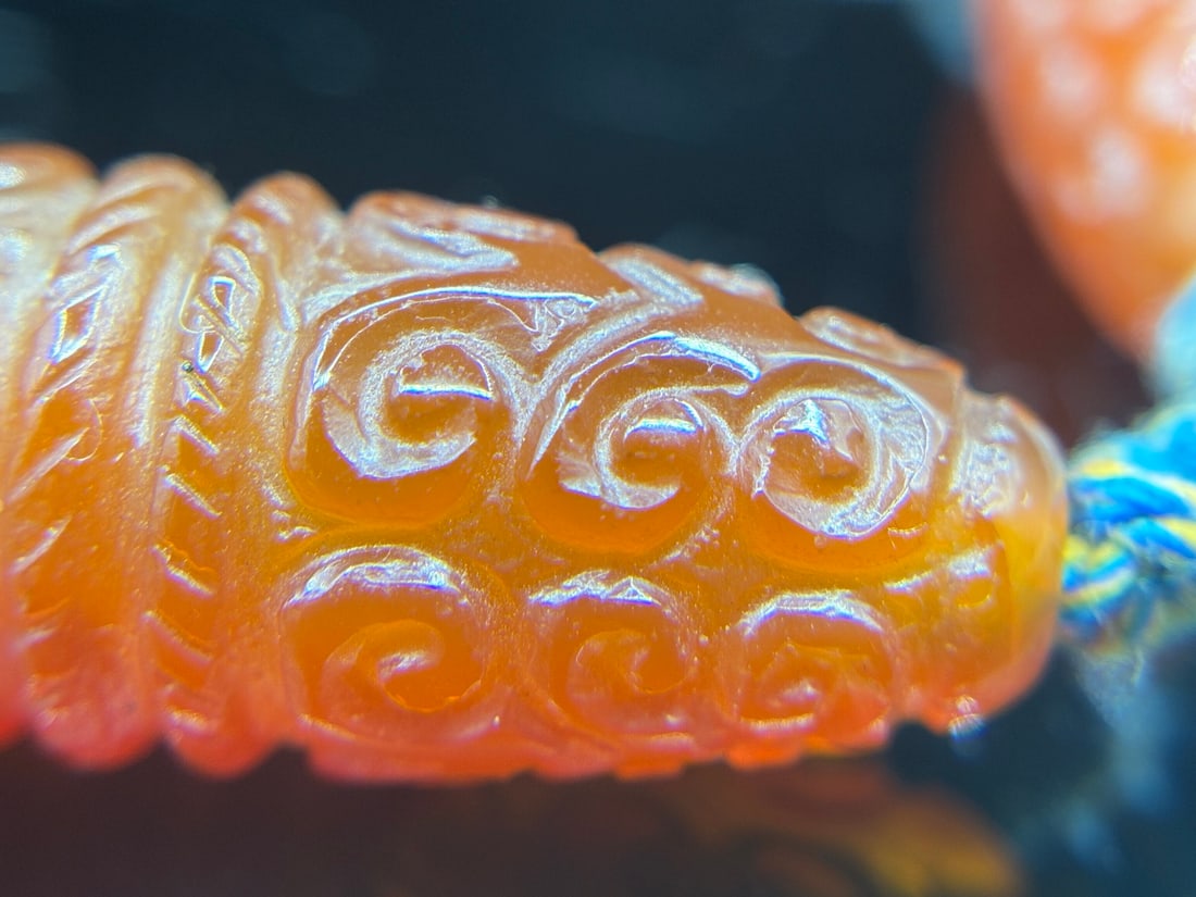 An Exquisite Agate Dragon Pattern Pendant - 6