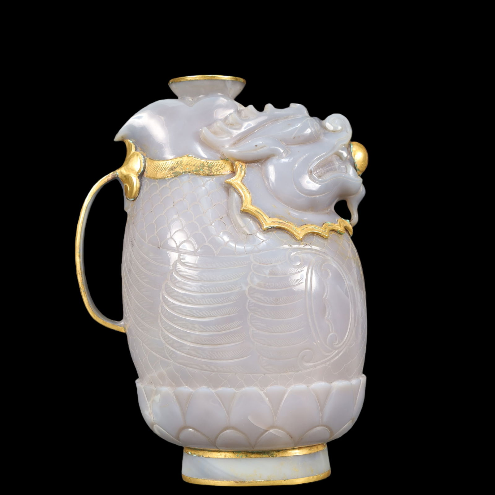 A Exquisite Agate Outline in gold Ewer (1 of 11)