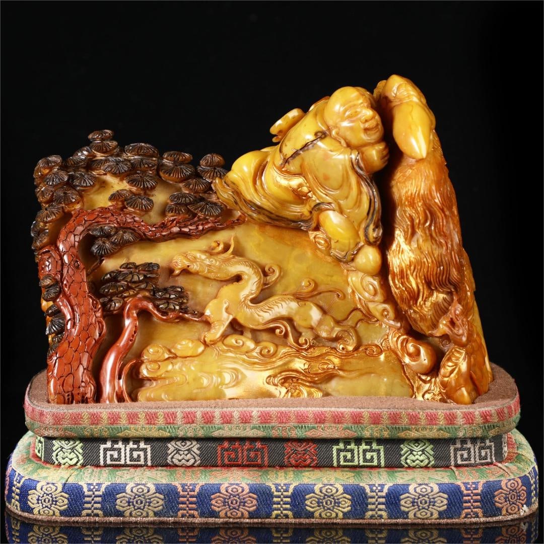 A beautiful Shoushan stone ornament (1 of 10)