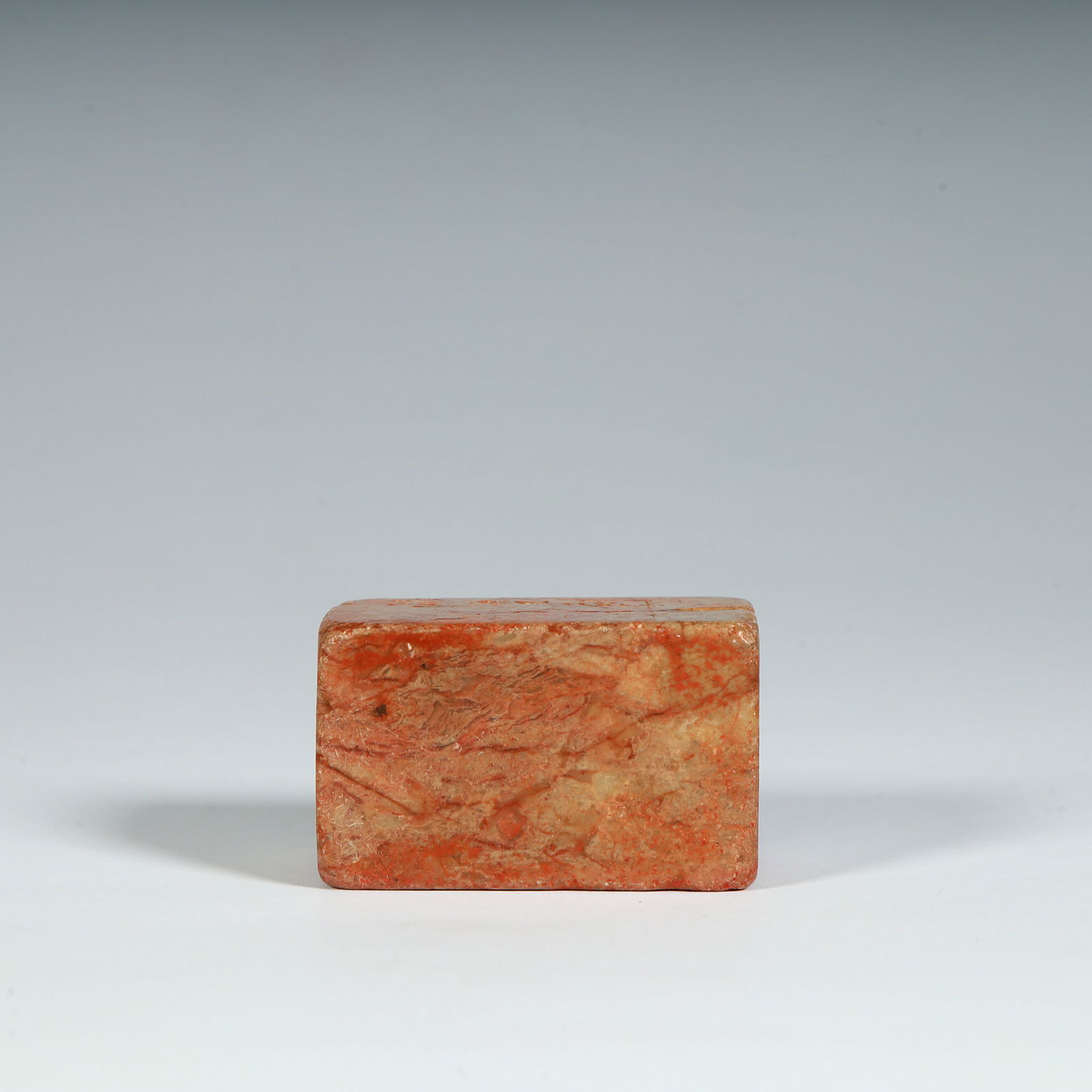 A beautiful Shoushan stone vermilion seal carved seal (1 of 6)