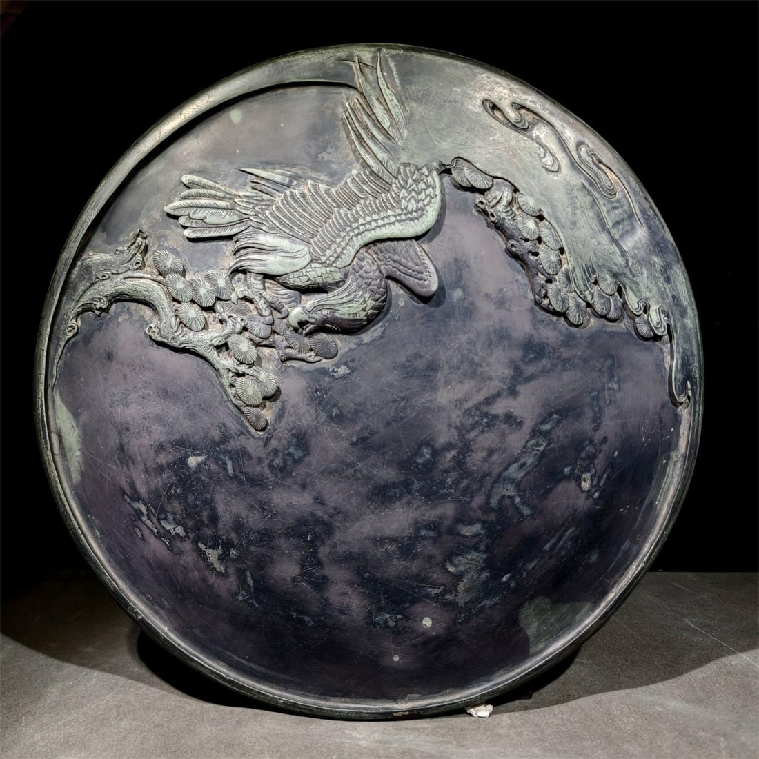 A Yu Yue style of Dapeng winged inkstone (1 of 9)