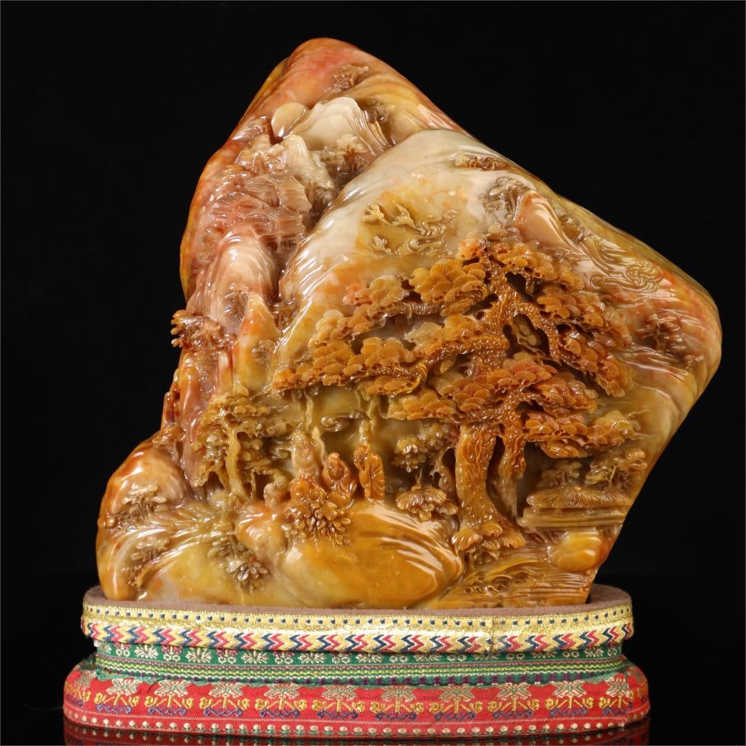 A beautiful Shoushan stone ornament (1 of 9)