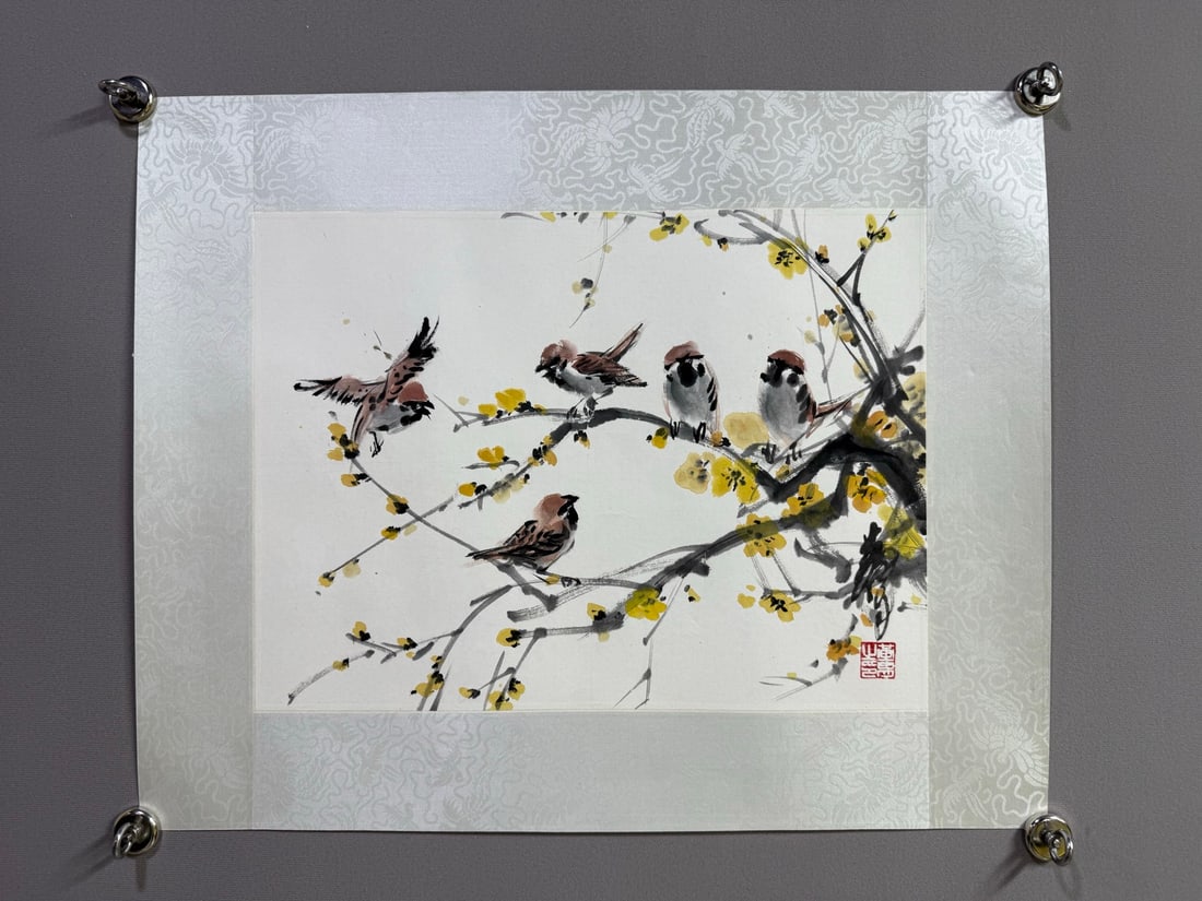 A picture of Huang Zhou's flowers and birds (1 of 4)