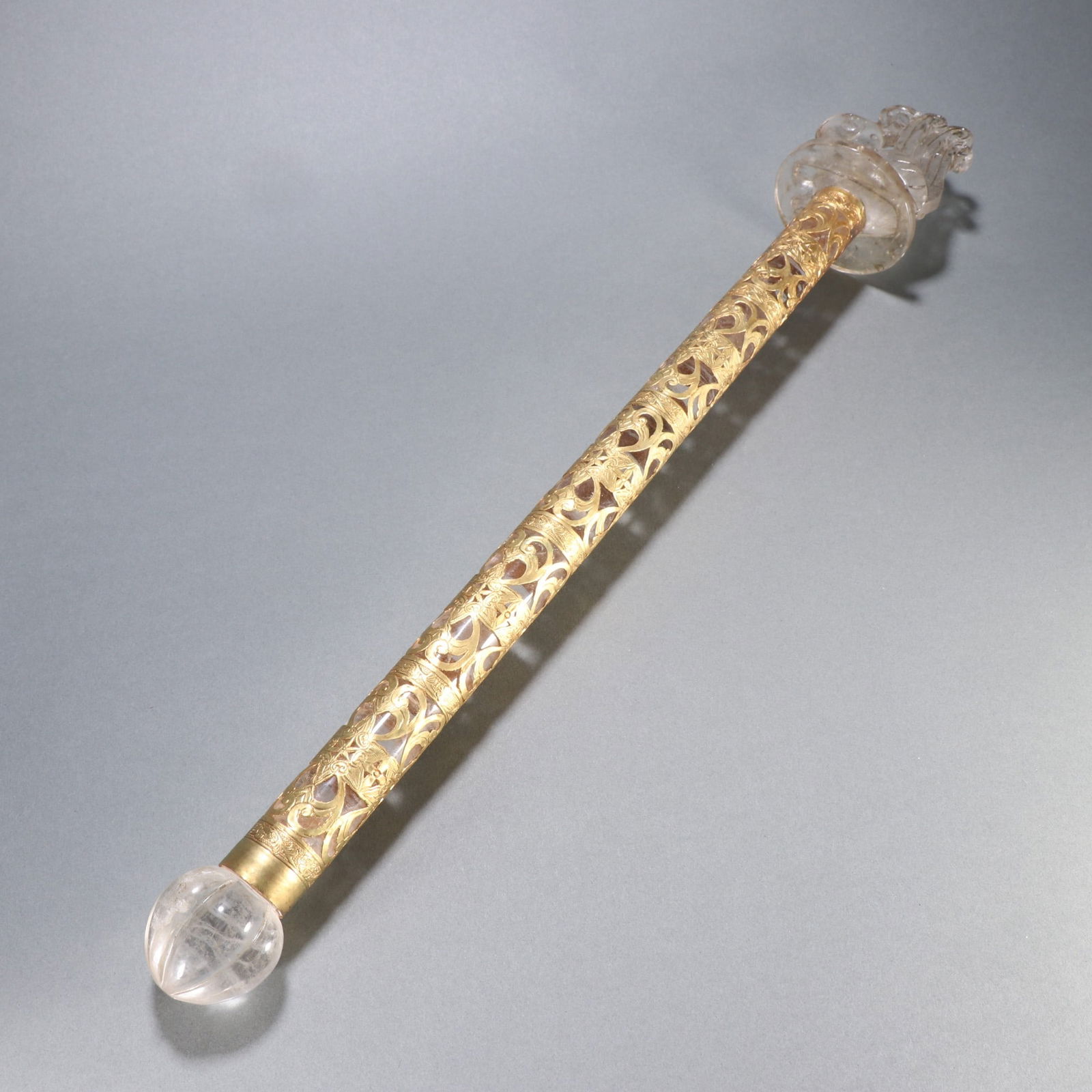 A crystal-encased scepter of Liao Jin (1 of 9)