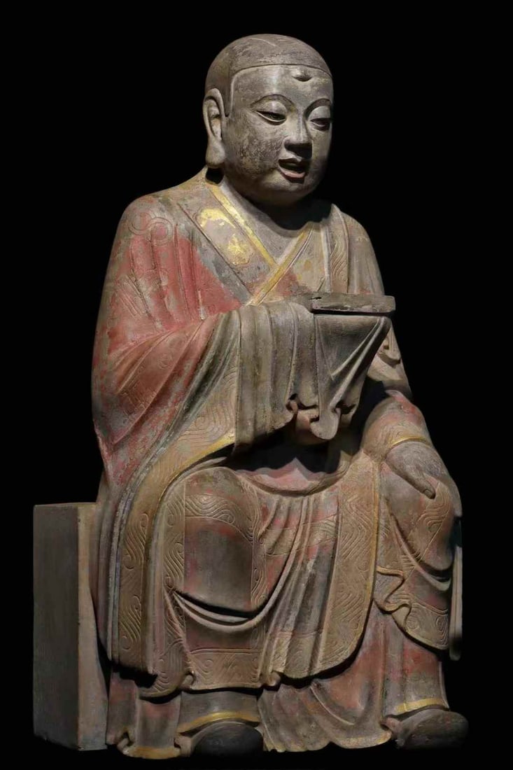 A Song Dynasty painted Arhat statue - 2