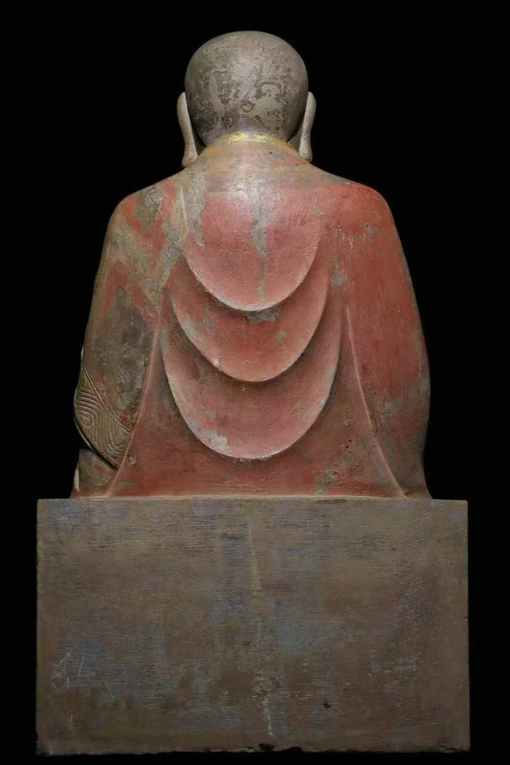 A Song Dynasty painted Arhat statue - 8
