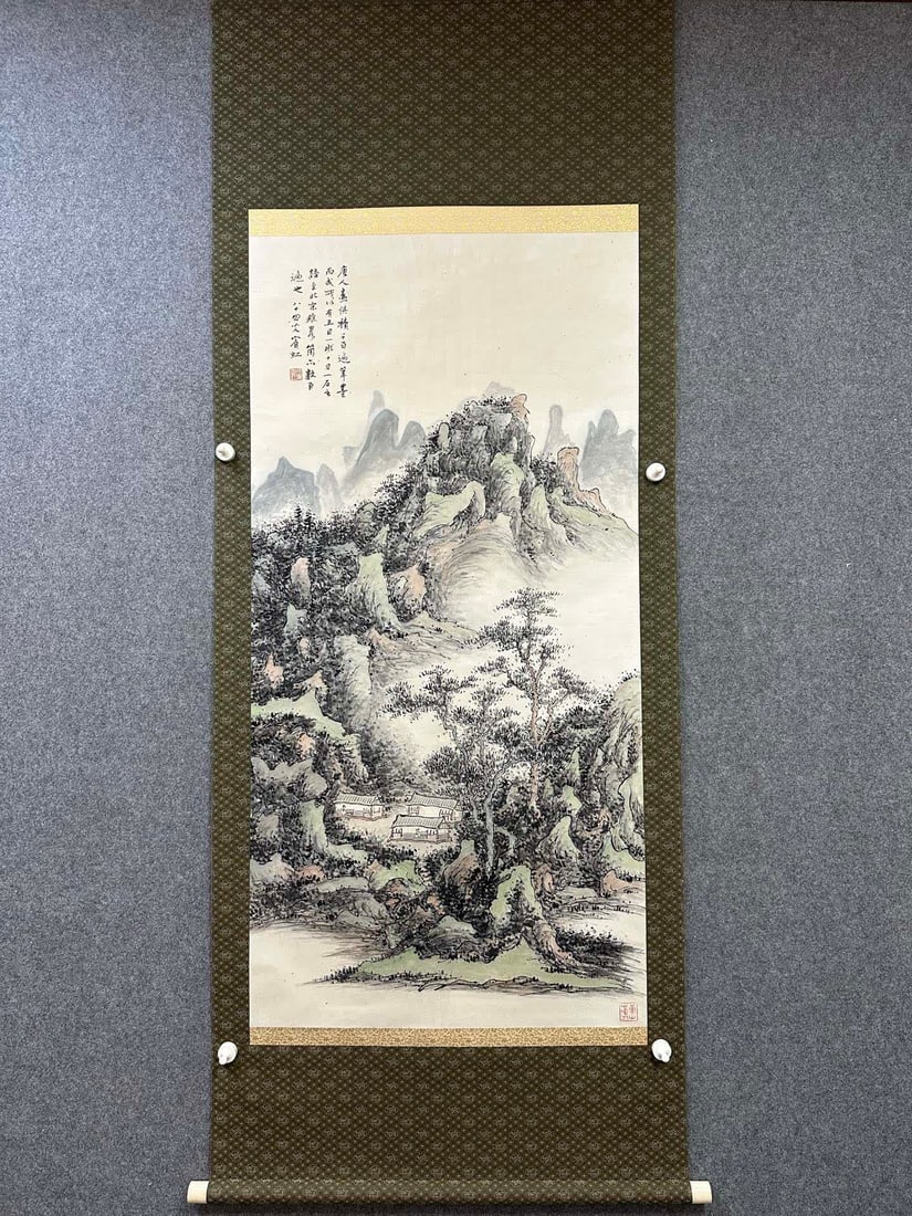 A landscape map of Huang Binhong (1 of 10)