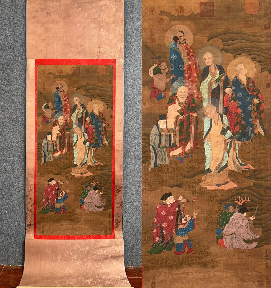 A picture of Gu Kaizhi's Arhat (1 of 9)